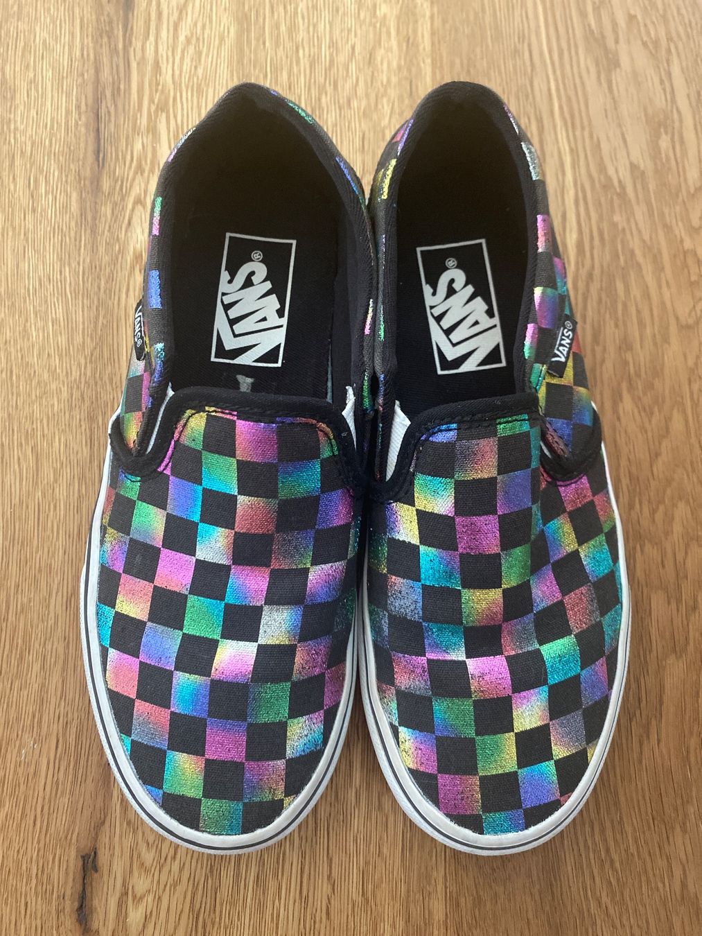 Vans Scarpe per ragazze: Vans Slip-Ons Schachbrett, Grösse 35 – Usato da Esslingen venduto da Tinsku
