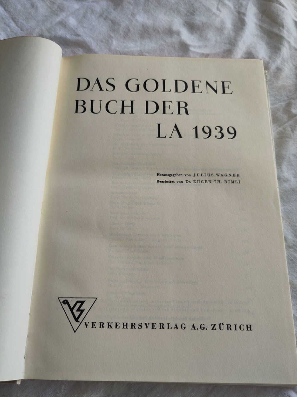Libri: Das goldene Buch der LA 1939 – Usato da Zürich venduto da skr_rln9 1