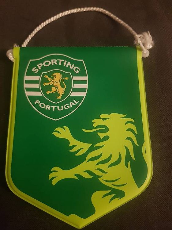 Fanion Sporting Clube Portugal – Petit Drapeau Supporter 9x11 Cm, Idéal Décoration