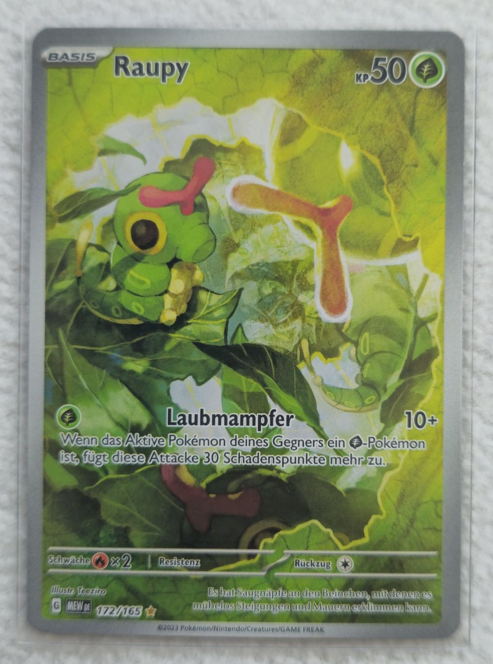 Pokémon Carte collezionabili: Raupy - 172/165 DE – Nuovo (secondo la descrizione) da Zürich venduto da Enver90
