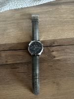 Thomas Sabo Uhr Chronograph Damen Lederarmband dunkelgrau