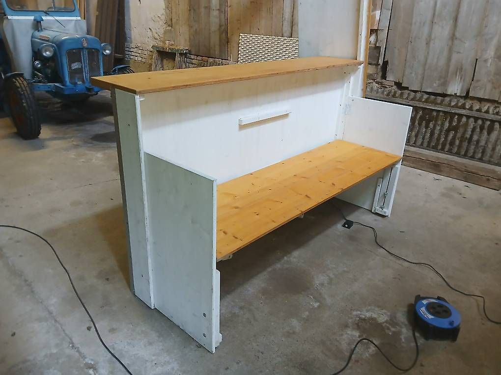Ladenausstattungen & Messebau: Bar Theke mobil mit Metall Front und LED – Gebraucht aus Thundorf von Eastwood75 2