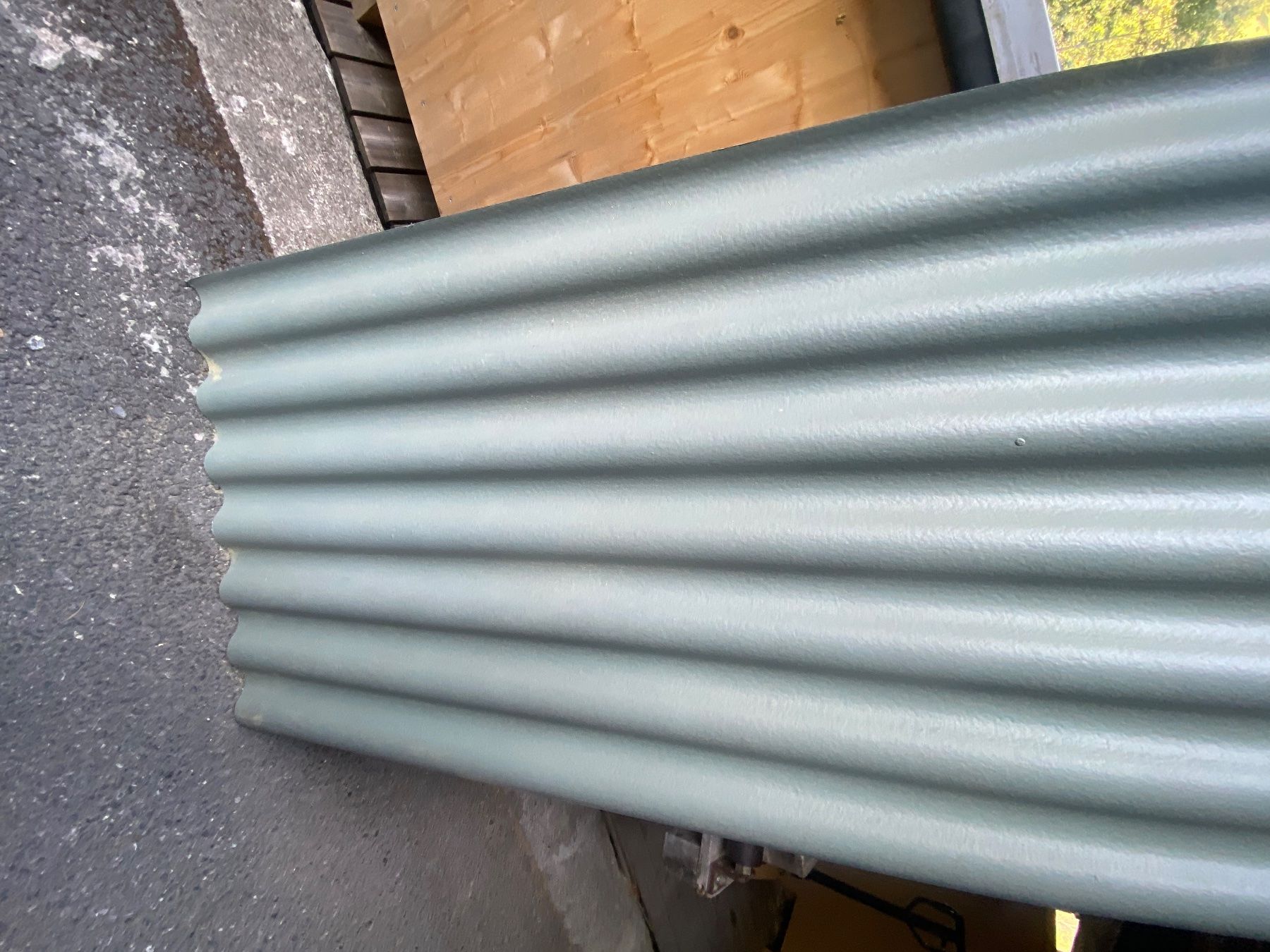Eternit Servierplatten: Eternit Fassadenwellplatten – Neu (gemäss Beschreibung) aus Oberrickenbach von Oberrickenbach