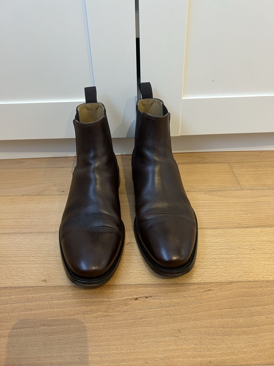 Navyboot Scarpe da uomo: Navyboot Herren Leder Chelsea Boots – Usato da Rotkreuz venduto da noah_02 1