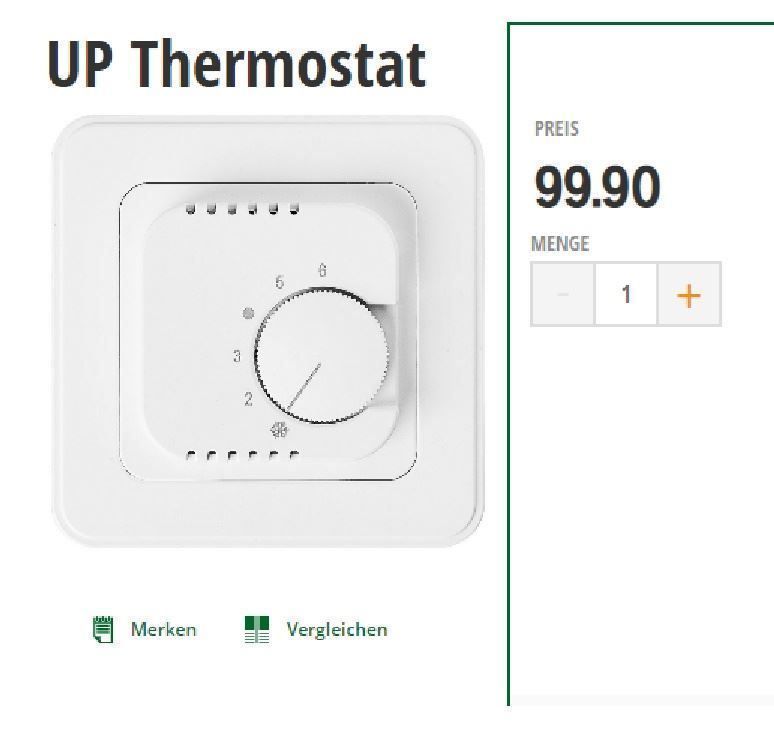 Spine: UP Thermostat – Nuovo e nell'imballaggio originale da Uerkheim venduto da Justi.y 3