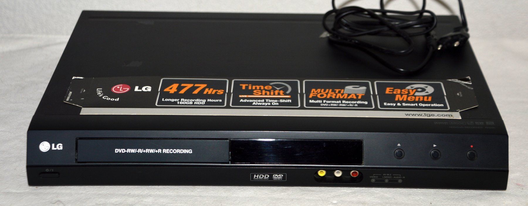 LG Registratori: LG RH266 HDD/DVD Recorder - 160GB – Difettoso da Collonges venduto da arashee