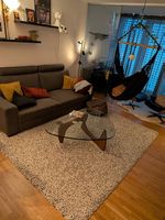 IKEA VINDUM tapis, poils hauts 200x270 blanc