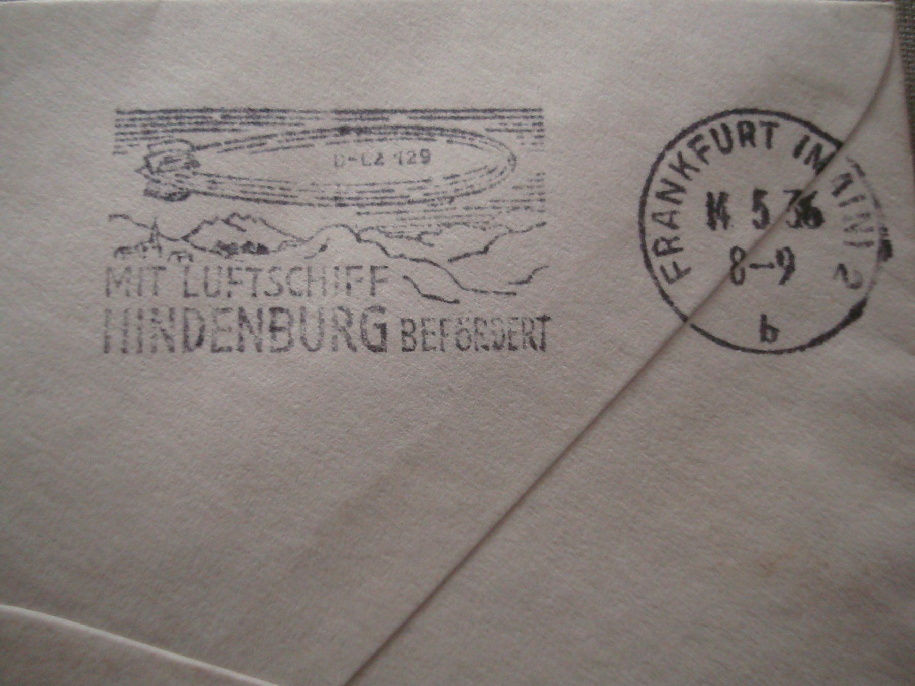 Brief USA 1936 - First Flight Hindenburg LZ 128 (Gebraucht) in Neuenegg ...