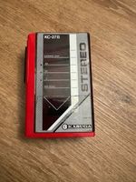 Kasuga KC-27B Stereo Kassettenplayer, rot, Vintage!