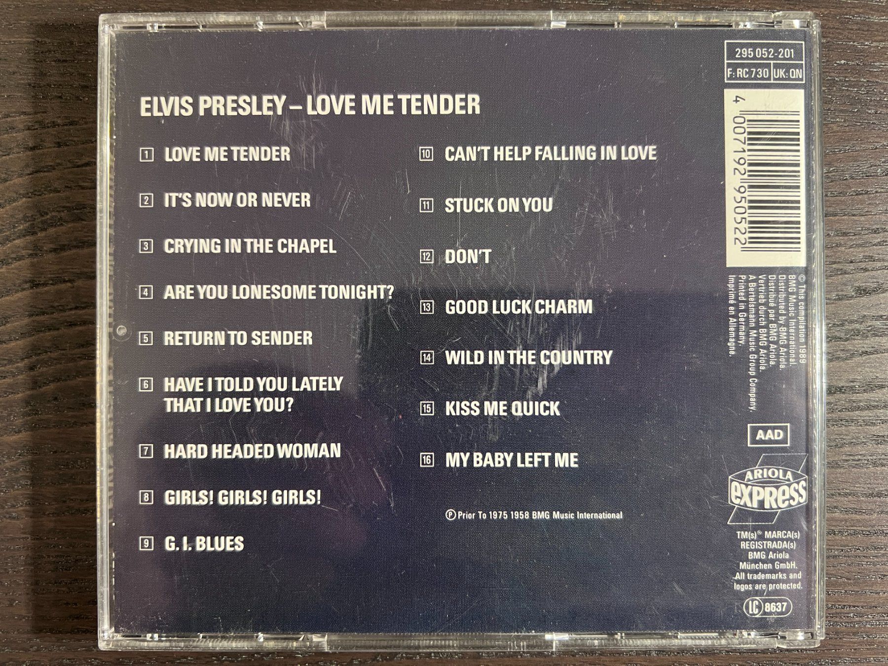 CD: Elvis Presley - Love me Tender – Usato da Zürich venduto da MusikFreunde 1