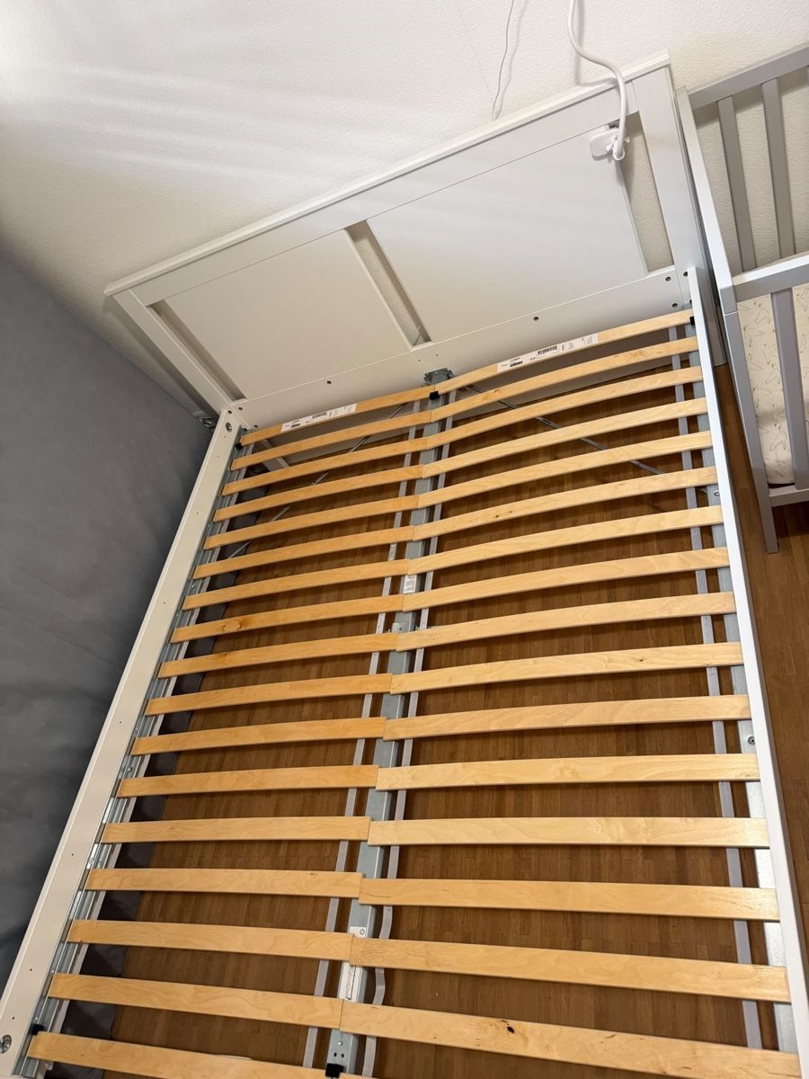 Ikea Betten: Ikea SONGESAND Bed frame, white, 160x200cm – Gebraucht aus Bern von odo_8c6k 2