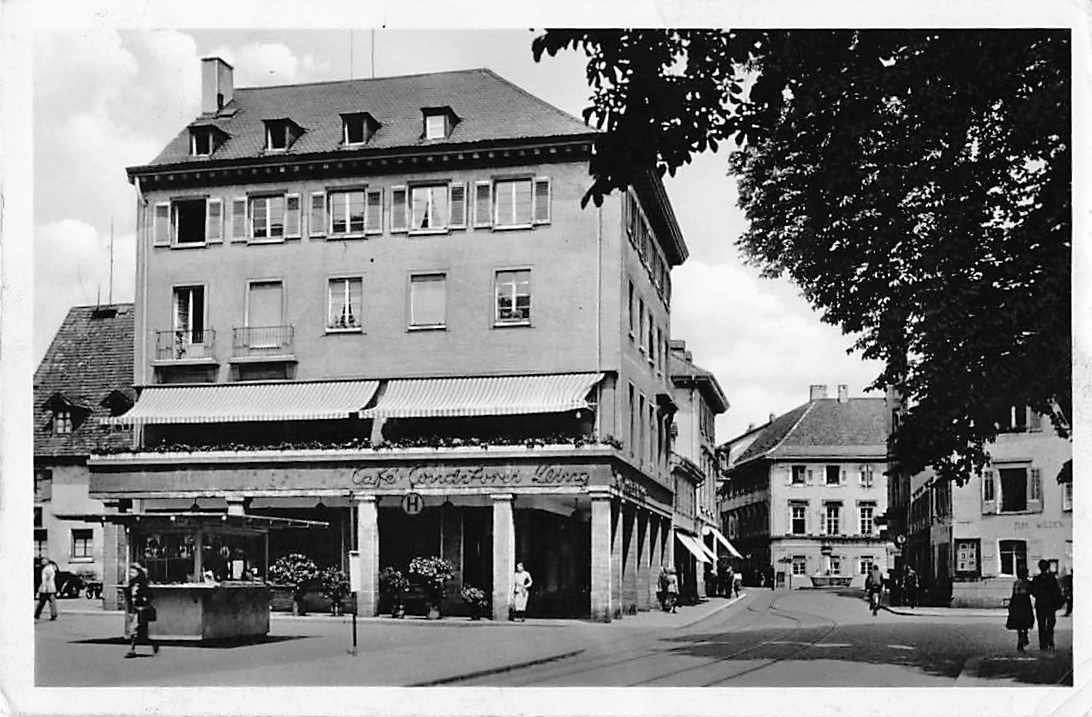 Ansichtskarten: GRUSS aus LÖRRACH 1952 – Gebraucht aus Winterthur von SchatzchischtliWinti