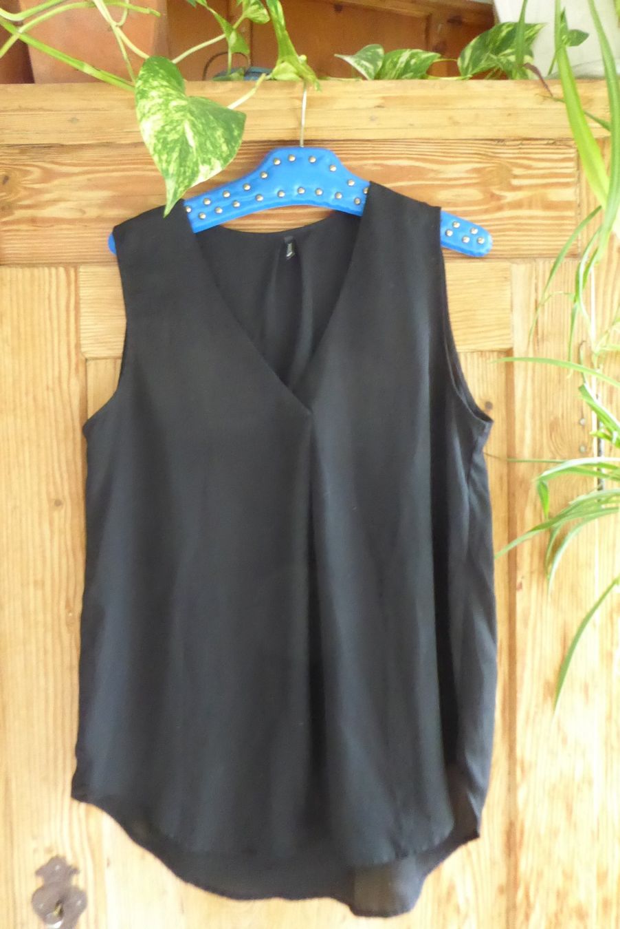 Camicette: schwarze Long Bluse Gr L Chicoree – Usato da Sargans venduto da Benziner 1