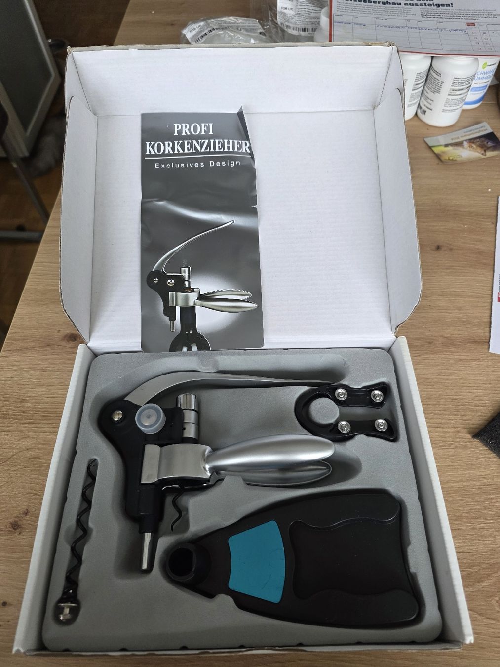 Flaschenöffner & -verschlüsse: Weinöffner-Set Neu – Neu und originalverpackt aus Wädenswil von Gabinomi 1