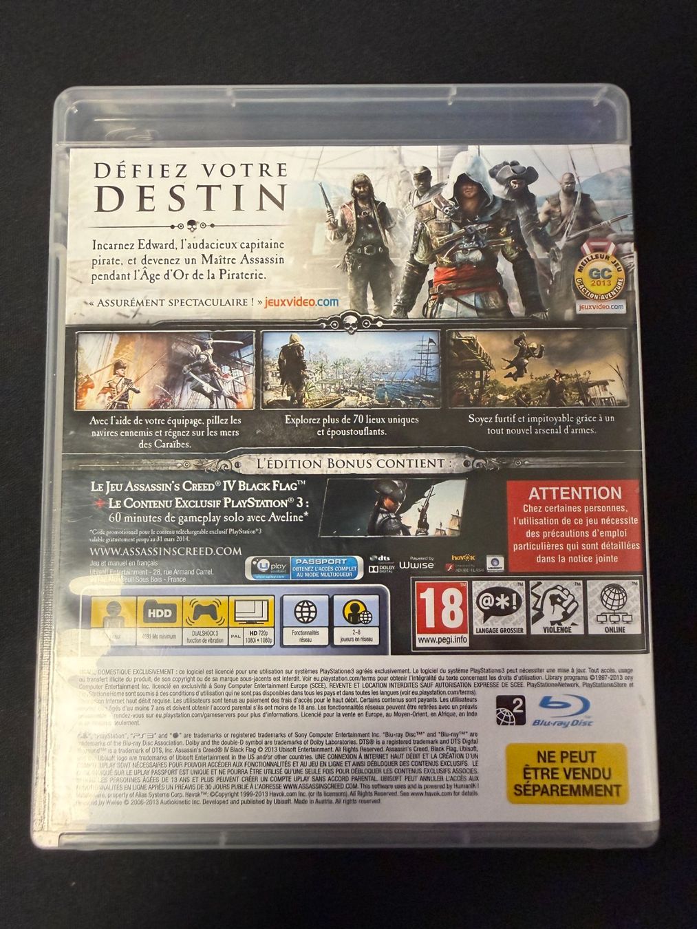 Sony Giochi: Assassin's Creed IV Black Flag - AC Black Flag - PS3 – Usato da Pont-de-la-Morge venduto da Darfal 2