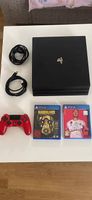 PlayStation 4 pro 1tb mit 1 Controller und 2 games