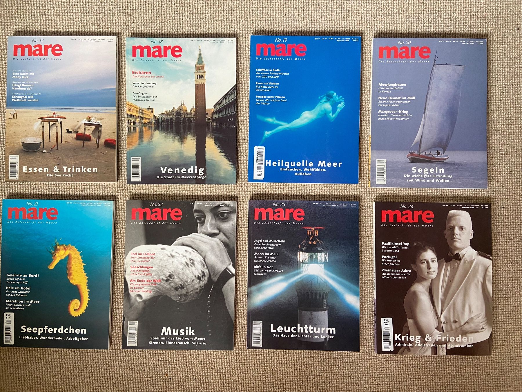 Riviste & Magazine: Mare Zeitschrift mit Nr. 1 / 56 Hefte – Nuovo (secondo la descrizione) da Muri b. Bern venduto da Sydney2002 2
