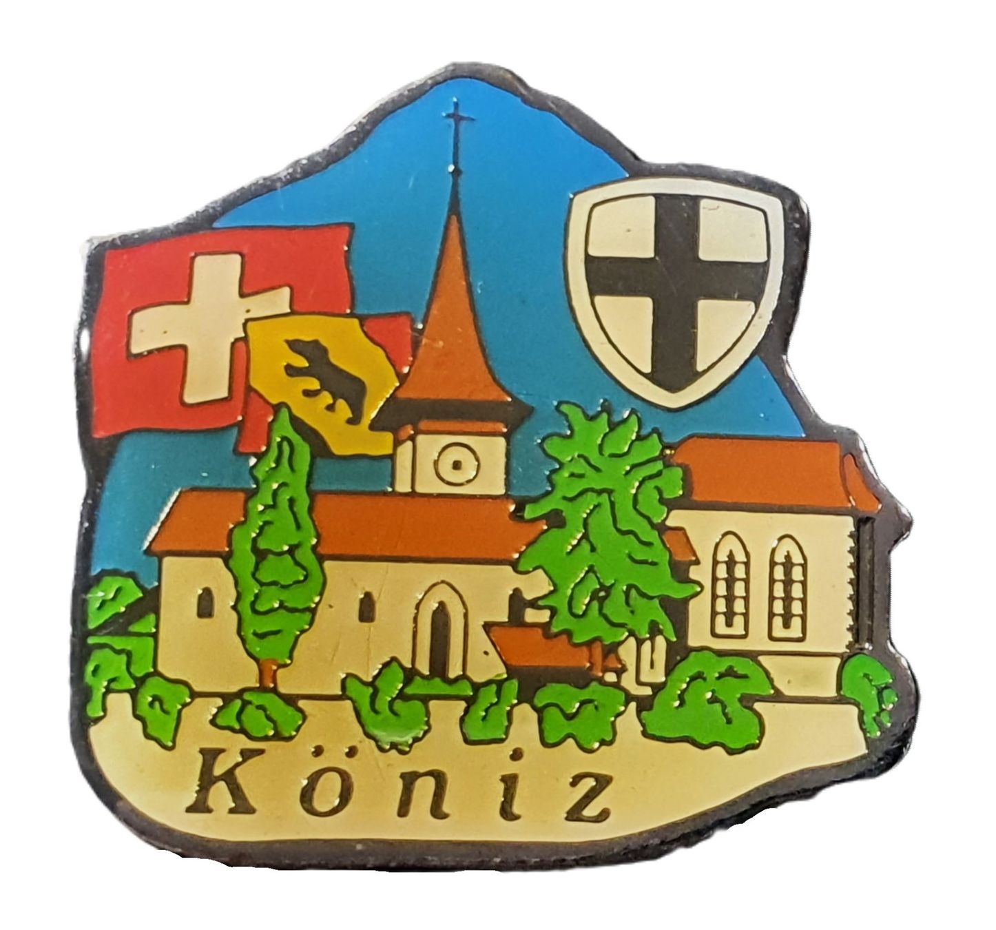 Placchette & Badge: U989 - Pin Köniz Kirche – Usato da Reinach BL venduto da Boston-Verkauf