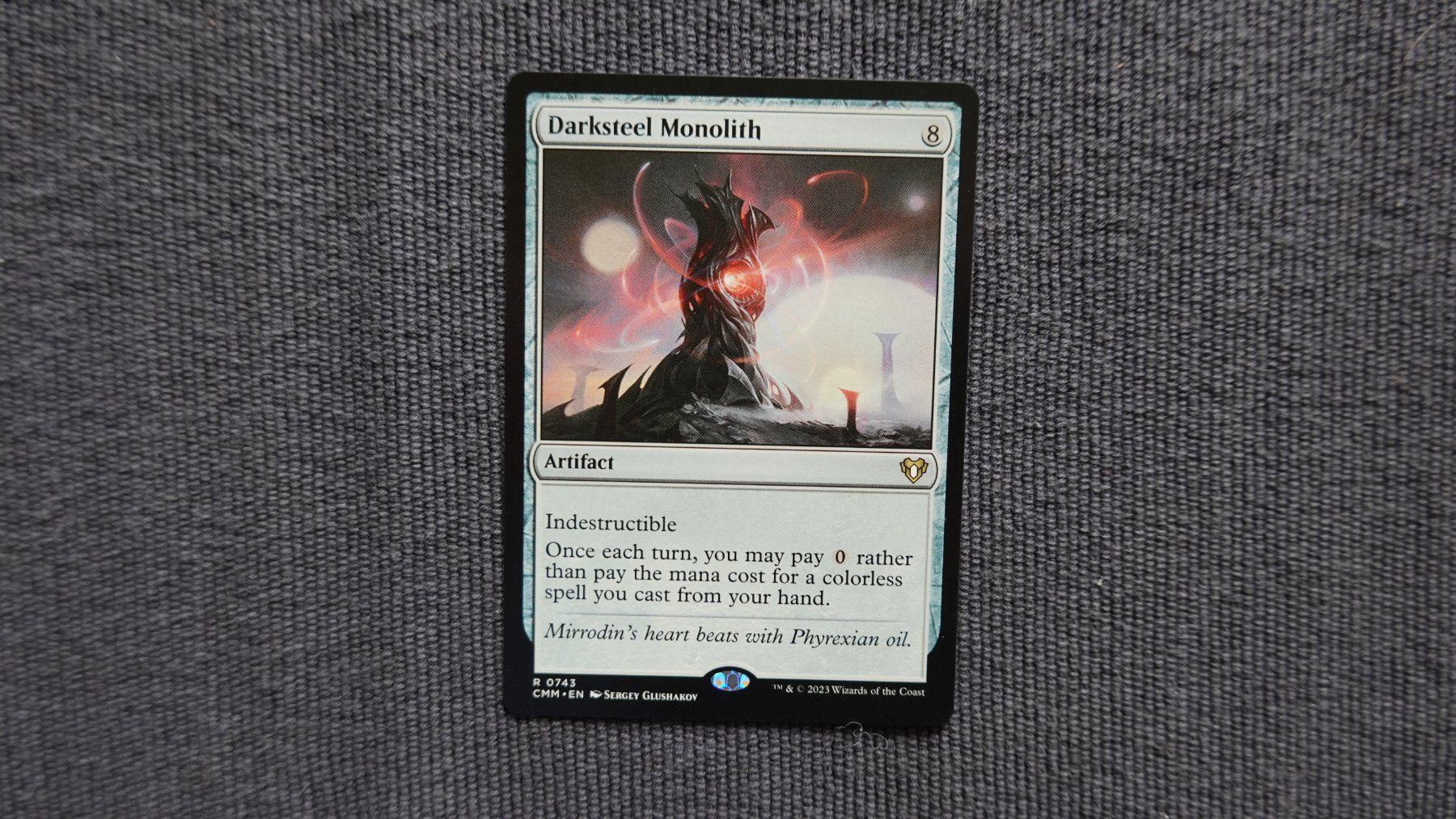 Magic The Gathering Carte collezionabili: Darksteel Monolith Commander Masters EN – Usato da Uster venduto da Blake13