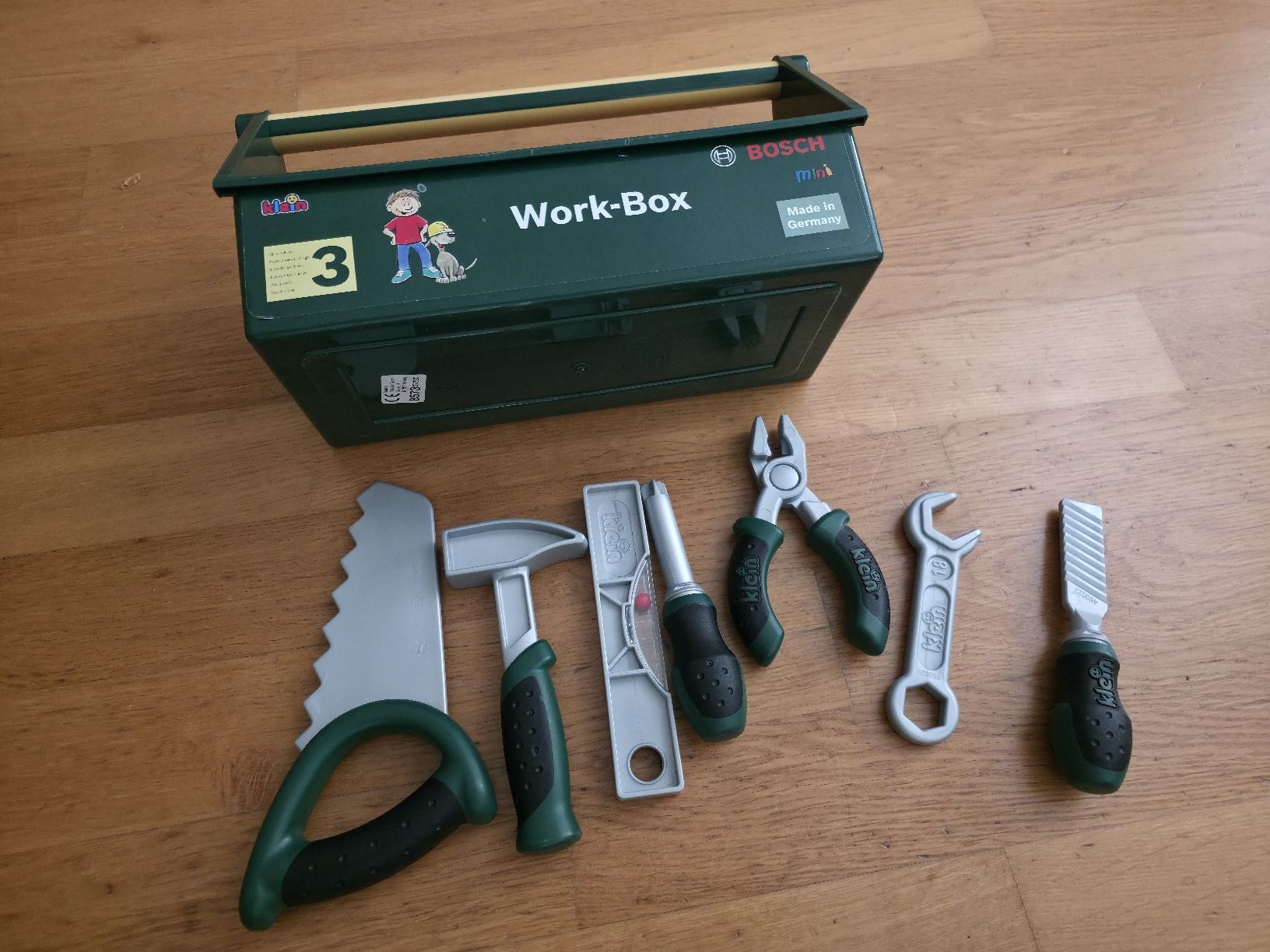 Giocattoli: Klein Bosch Work-Box / Werkzeug-Box Kinder Spielzeug – Nuovo (secondo la descrizione) da Zürich venduto da jabo22