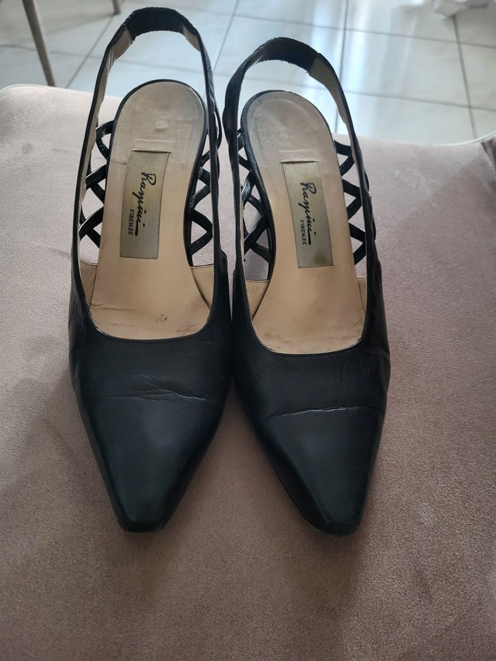 Damenschuhe: Slingback blu nr. 37 – Gebraucht aus Chiasso von Ann58