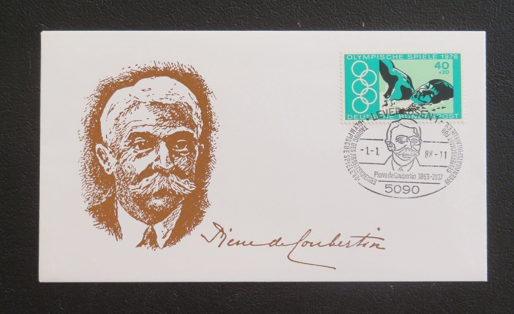 Tutti i francobolli: Brief zu Ehren Baron de Coubertin – Nuovo (secondo la descrizione) da Lachen SZ venduto da peace0