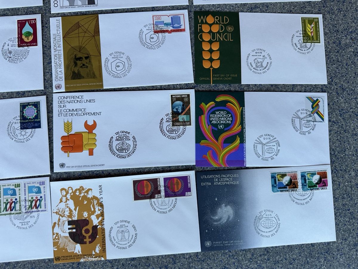 Tutti i francobolli: Nations Unies - schöne FDC Sammlung 36Stück – Usato da Schmitten / FR venduto da Samsara169 6