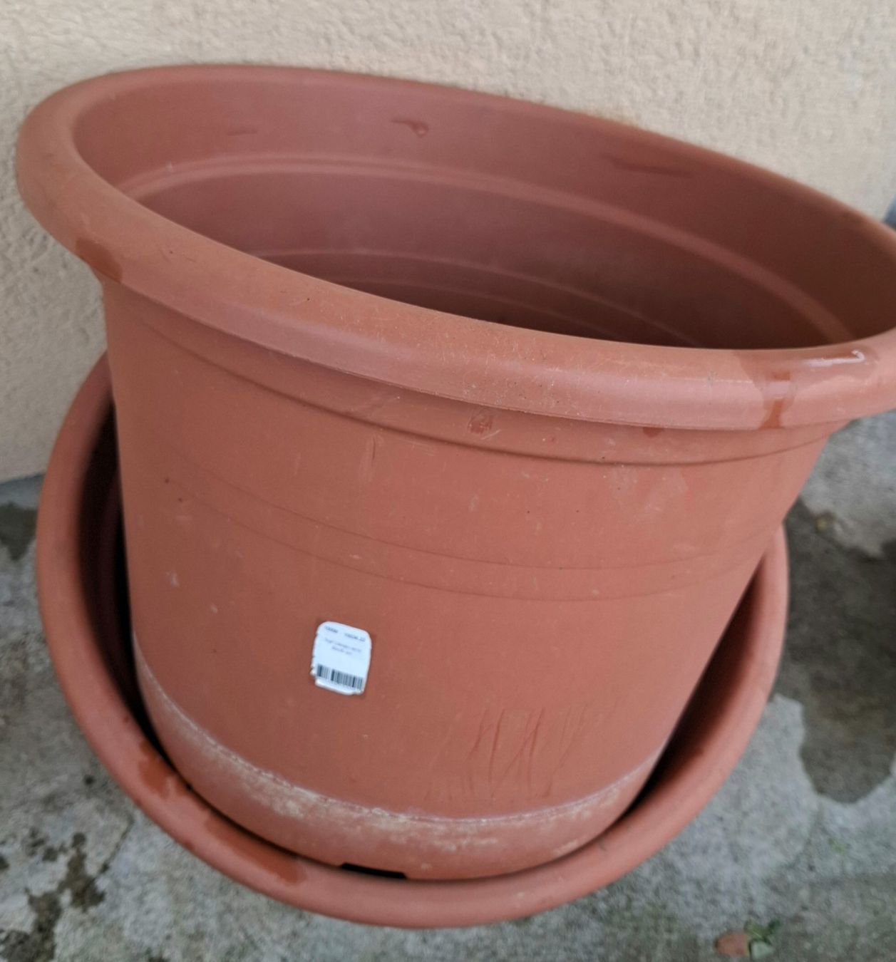 Blumentöpfe: Cilindro terra kunststoff Blumentopf set. Je. 40l. – Neu (gemäss Beschreibung) aus Rotkreuz von keerthdi 8