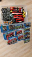 Grosse LEGO City Eisenbahn Konvolut mit Schienen gebraucht