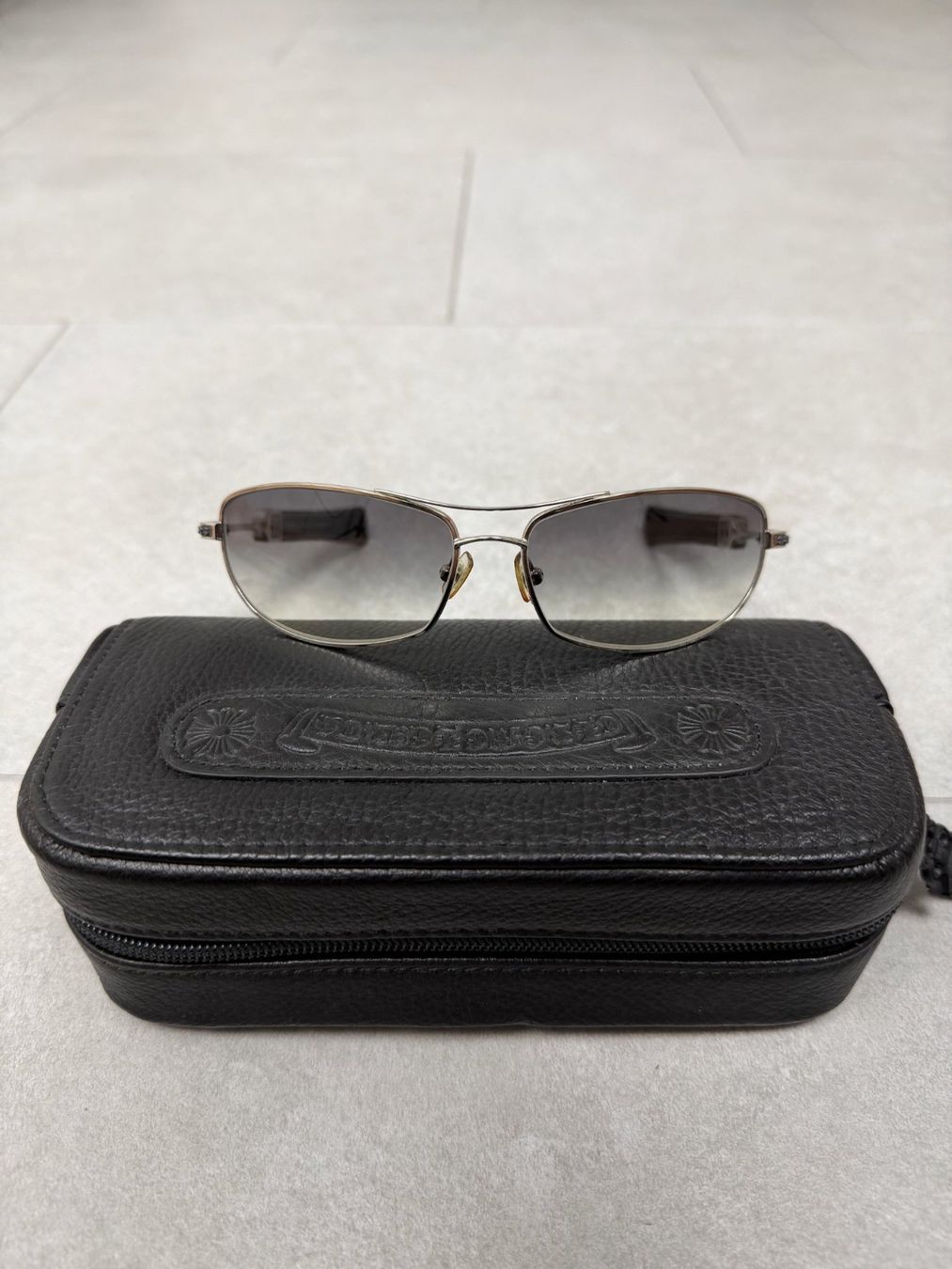 Chrome Hearts Occhiali & Lenti: Chrome Hearts GALAXIE Aviator Sunglasses – Usato da Biel/Bienne venduto da sami0788480082 4