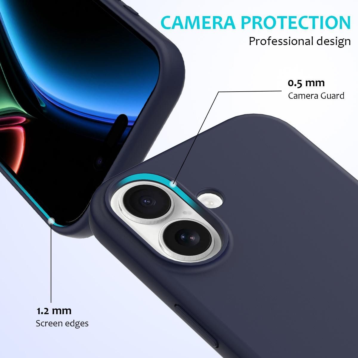 Cover & Protezioni schermo: iPhone 17 Hülle Etui Silikon Case Back Cover Coque Tasche – Nuovo e nell'imballaggio originale da Volketswil venduto da coverandmore 4