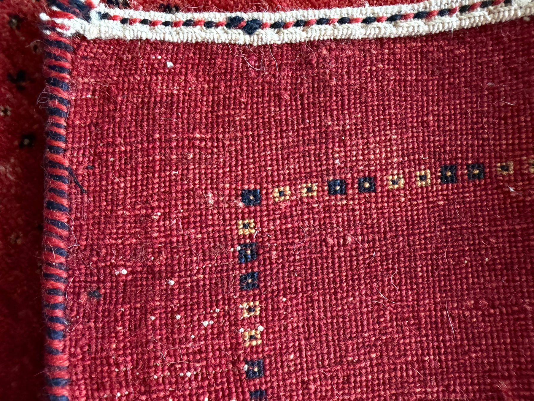 Gabbeh Tappeti: Roter Gabbeh Orientteppich,, 198,5 x 148 cm – Usato da Oftringen venduto da Wiggiwave 5