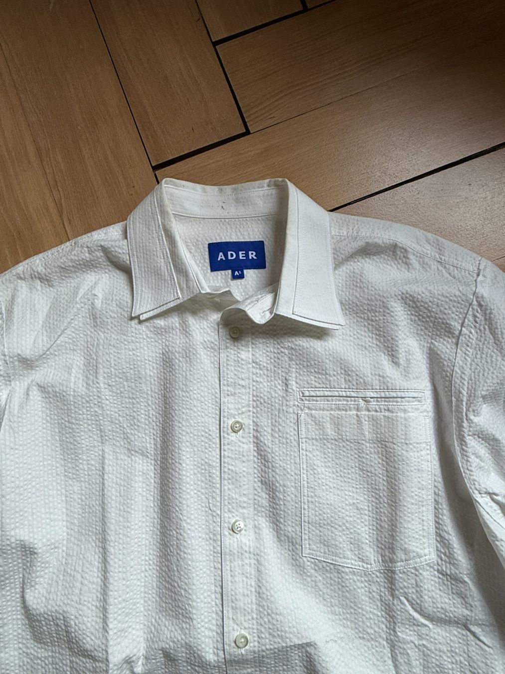 Chemises: ADER ERROR - Hemd weiss oversized L – D'occasion à Zürich par Diazaio 1