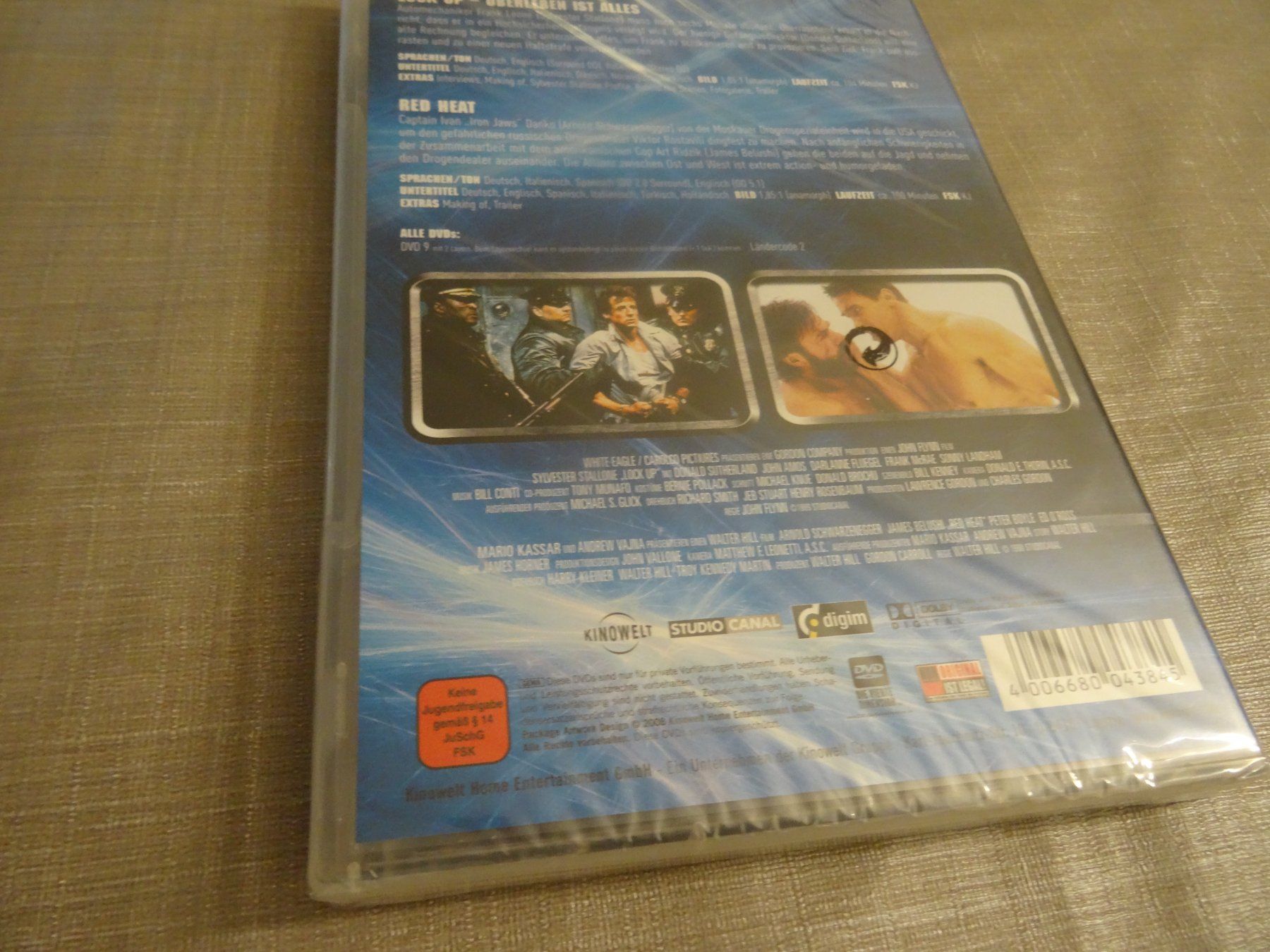 Alle DVDs: Schwarzenegger - Lock Up / Red Heat DVD NEU – Neu und originalverpackt aus Olten von Disc-Verkauf 1