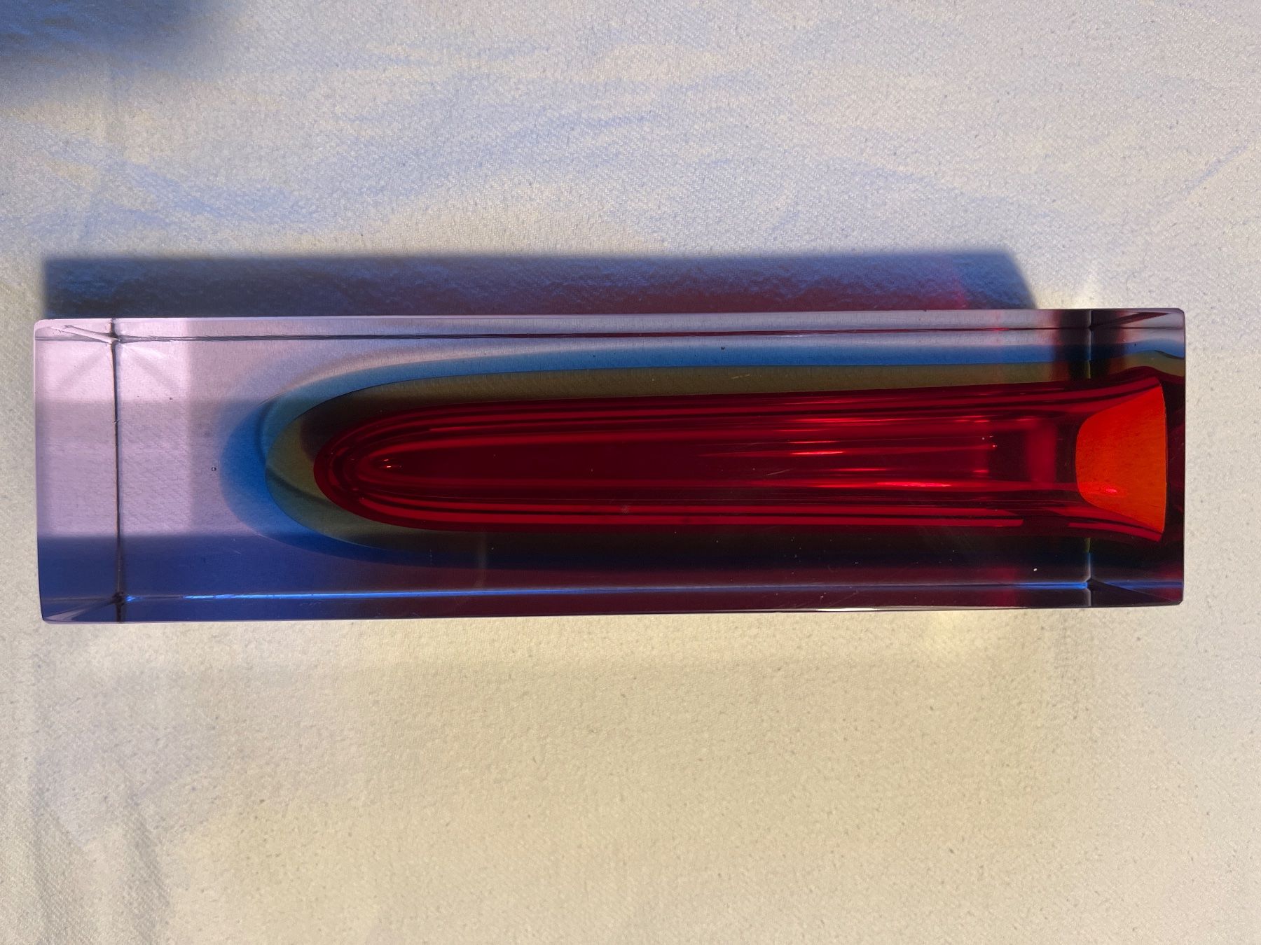 Murano Vasen & Gefässe: Murano Vase rot – Gebraucht aus Basel von metalltisch 5