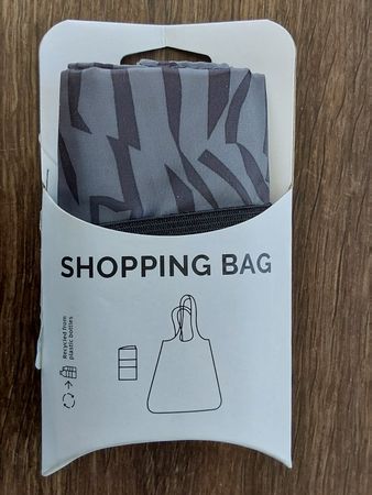 faltbare Einkaufstasche Migros neu grau