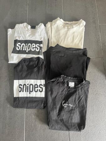 5er T-Shirt Set diverse Marken
