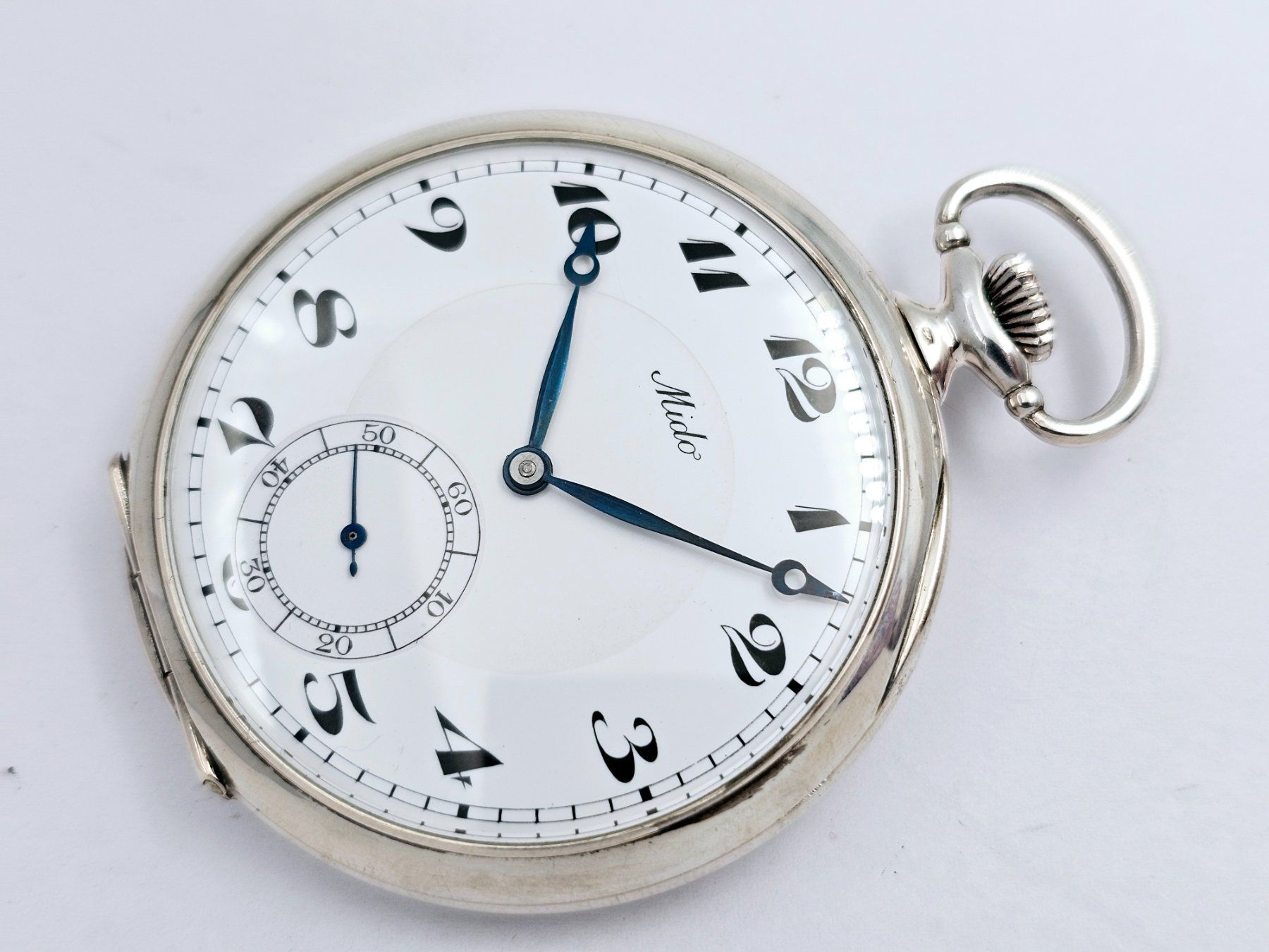 Orologi: Mido Taschenuhr 800 Silber – Usato da Bassersdorf venduto da AnkerWatch