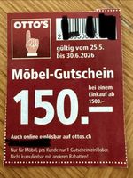 OTTO‘S Möbelgutschein im Wert von CHF 150.-
