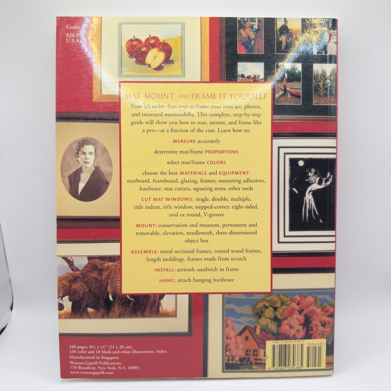 Libri: Mat, Mount, and Frame It Yourself – M. David Logan, englisch – Usato da Jonen venduto da BMWE369 1