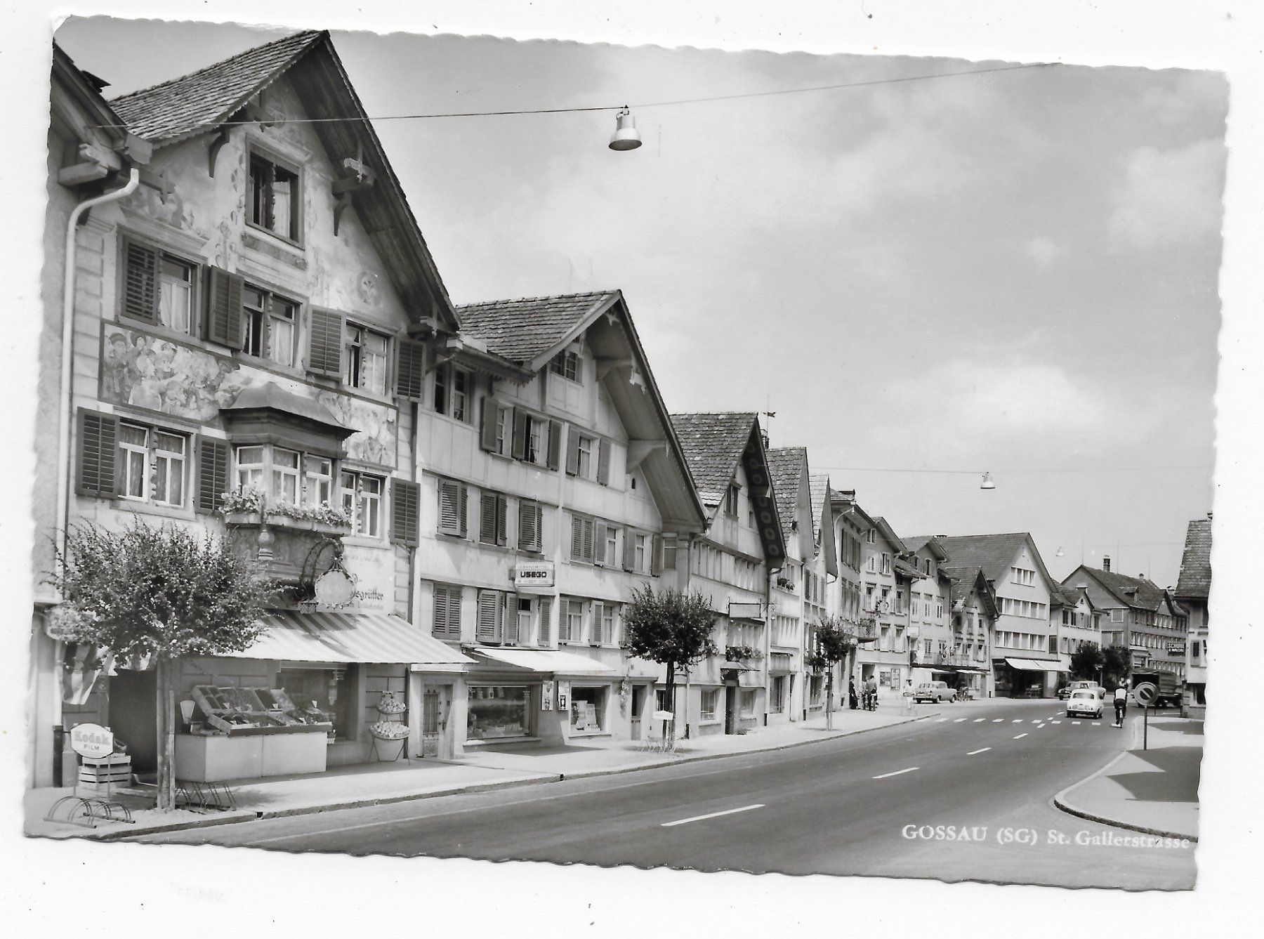 Cartoline postali: Gossau SG, St.Gallerstrasse um 1967 – Usato da Hefenhofen venduto da Richsalz