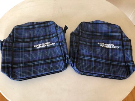 Esco Reisen Tasche/Handgepäcktasche 1970 Sammlerstück