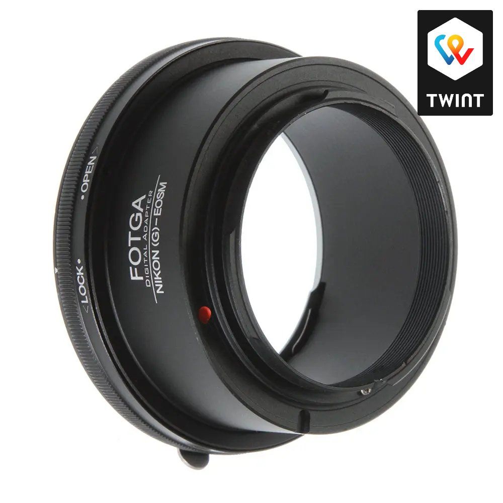 Nikon Foto-Adapter: Adaptation pour objectif Nikon G AF-S,  vers Canon EF-M EOS – Neu und originalverpackt aus Saignelégier von Photo-discount 4