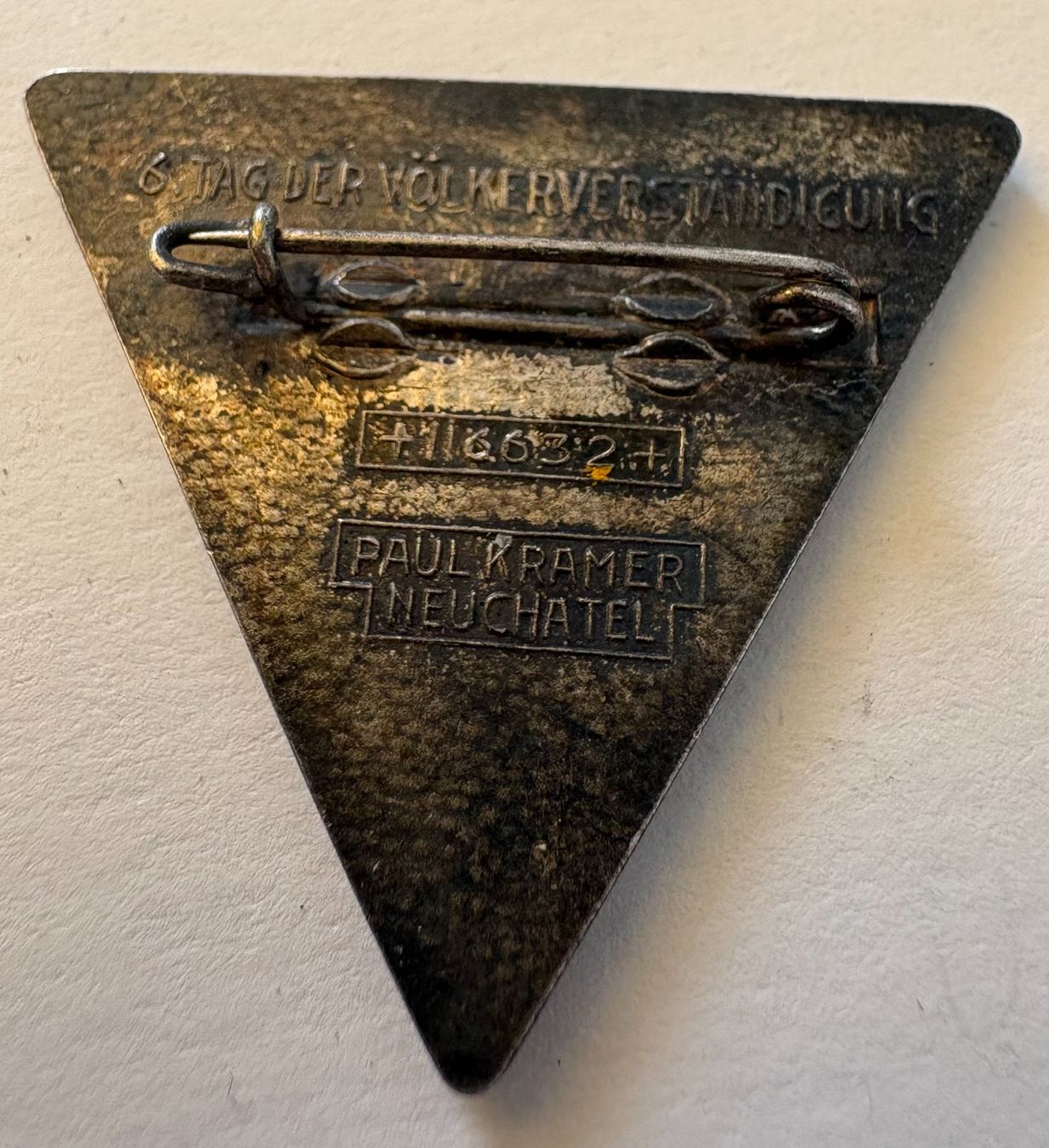 Placchette & Badge: ANSTECKNADEL EUROPÄER EINIGT EUCH – Usato da Ostermundigen venduto da wini63 1