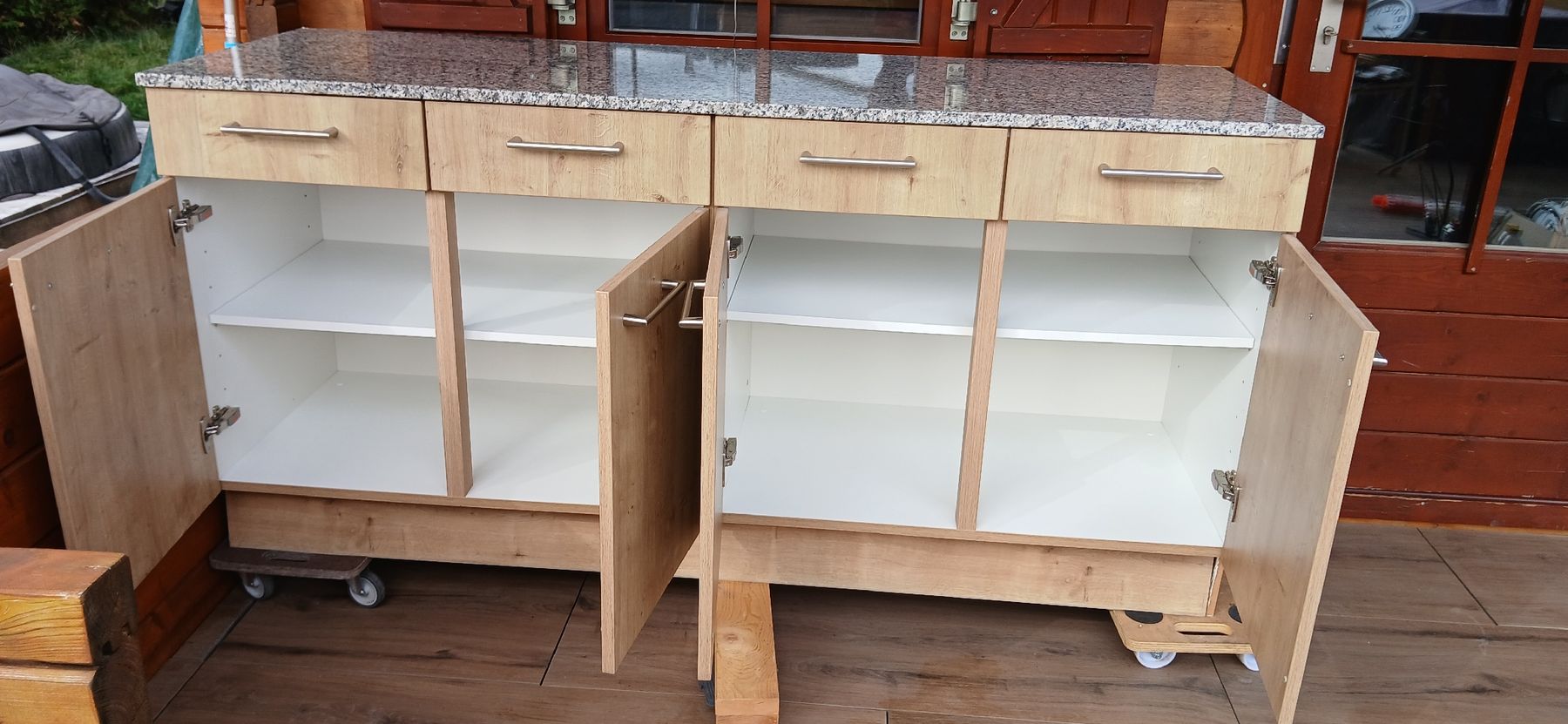Cassettiere: Küchen Sideboard mit Granitplatte – Usato da Zielebach venduto da Adi871 4