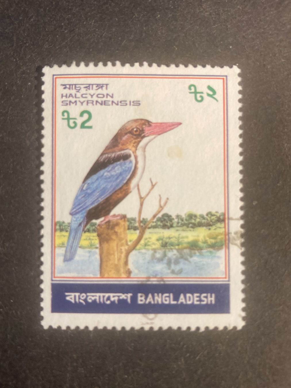 Alle Briefmarken: Bangladesch 1983 Einzelmarke Vogel gestempelt – Gebraucht aus Liestal von schnueps