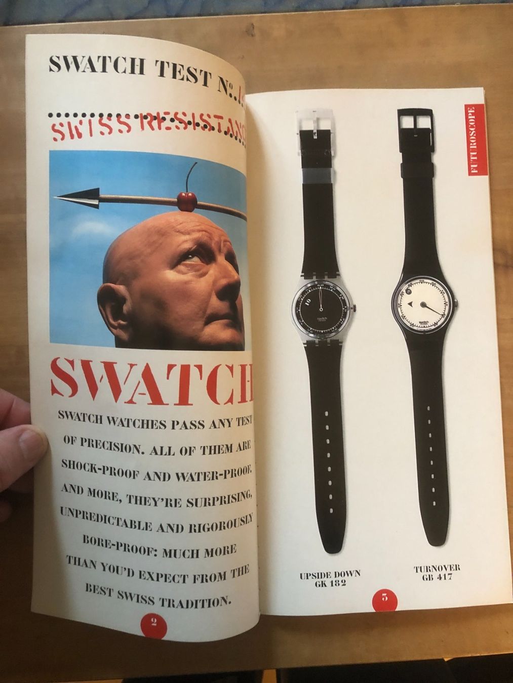 Swatch Documenti: Swatch Test No. 001 - New Collection Reaction 1995 – Usato da Zürich venduto da allp 2