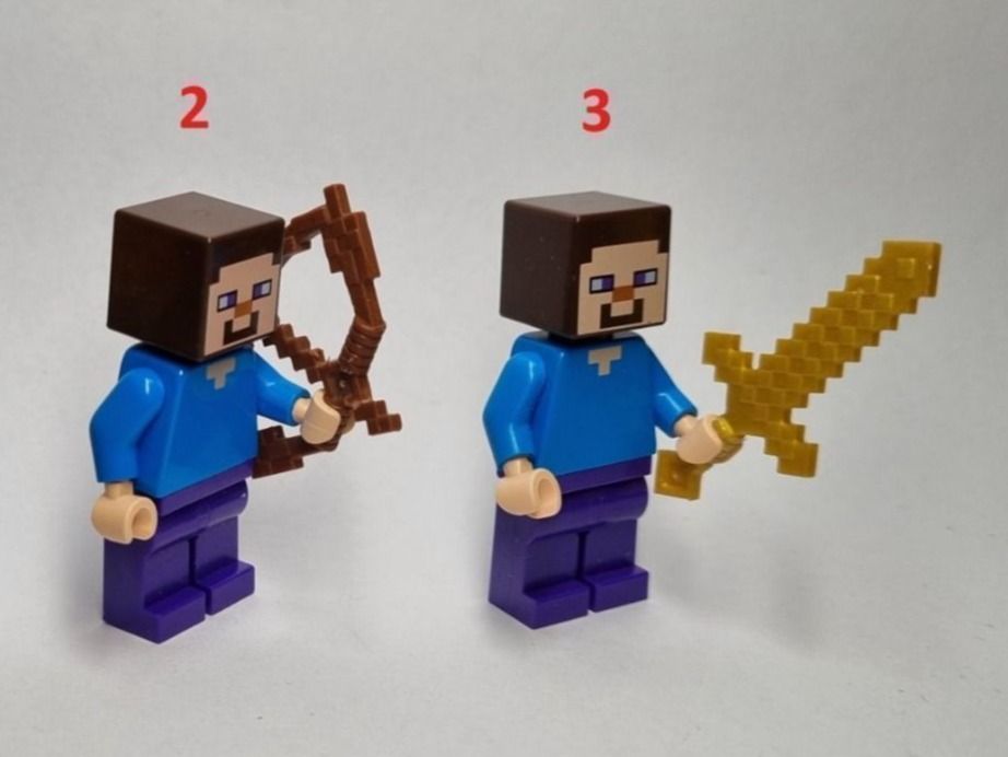 Lego Kit di costruzioni: LEGO Minecraft min009 Steve mit Werkzeug/Waffe – Usato da Basadingen venduto da NekoBricks 2