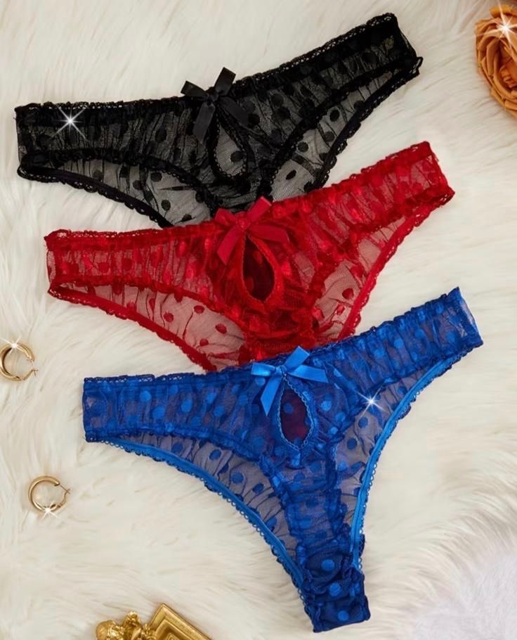 Altra biancheria intima: 3 x String-Tangas-Unterwäsche-Spitzen- Grösse M – Nuovo (secondo la descrizione) da Teufenthal AG venduto da MeineSchatztruhe 1