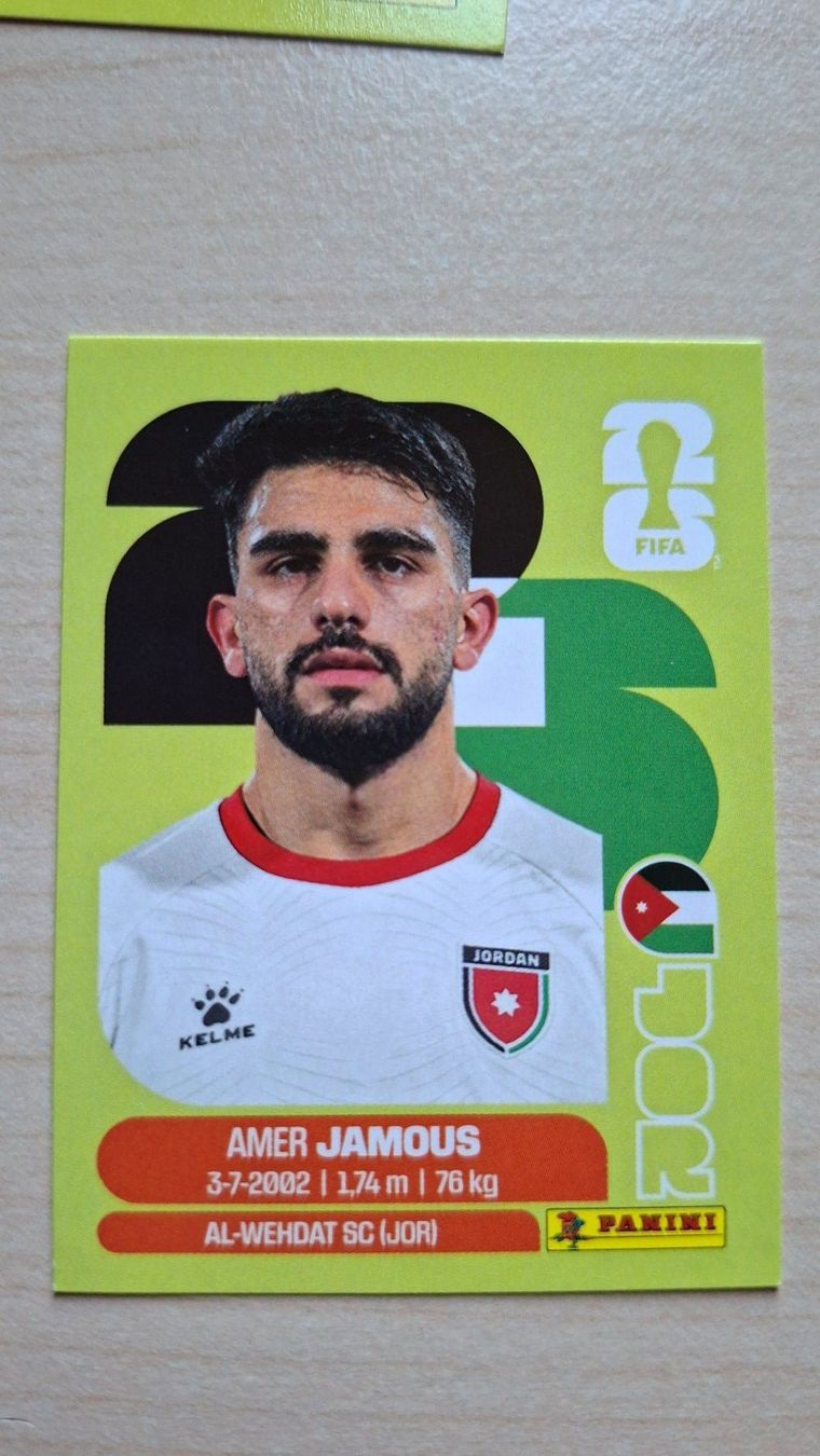 Panini Carte collezionabili: Panini WM 2026 Sticker JOR 14 – Usato da Kernenried venduto da Dagobert_duck_